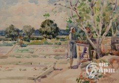 Акварель "Оранжерея"